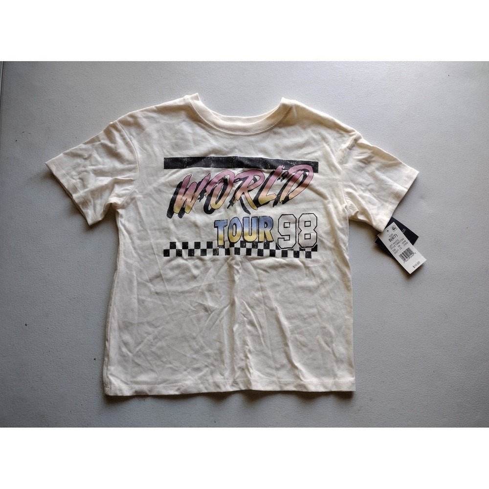 Grayson Threads Kids Cream World Tour 98 Graphic Tee Shirt Size S 6/7 NWT‎